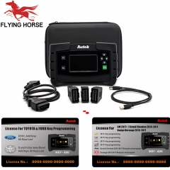 2019 Autek IKEY820 Car Key programmer OBD2 tool with two licenses software for Ford Toyota and For G.M Grand Cheokee and Dodge