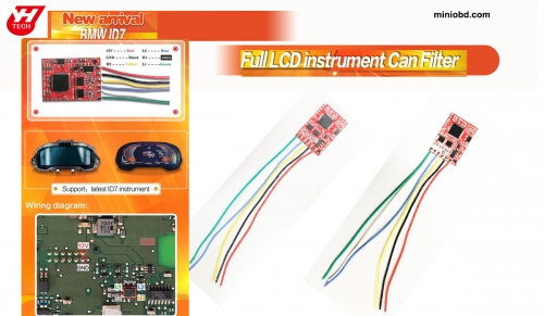 Yanhua full LCD Instrument Can Filter For BMW G chassis Mileage Correction for 2019 7Series/X5/X7 2020 3 Series/5Series/X3/X4/X6