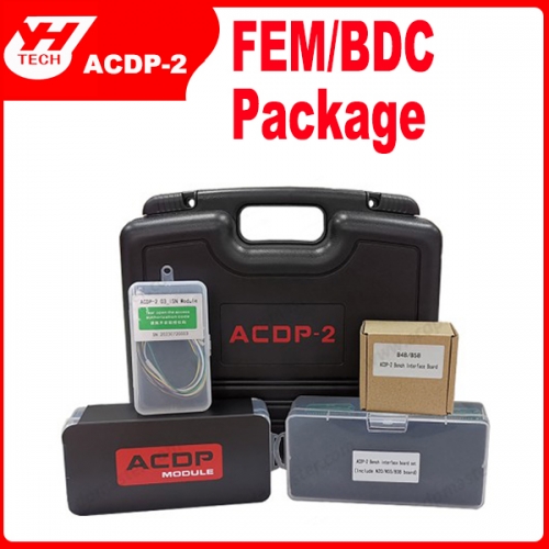 Yanhua ACDP 2 FEM/BDC Package with Module 2/3 for BMW Add keys and All Key Lost Module Clone Replace Milage Reset