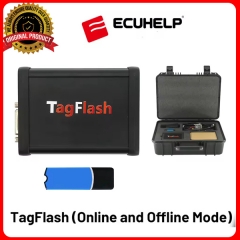 Newest TagFlash ECU Programmer Support OBD/BENCH/BOOT/BDM/ JTAG Mode Full Read TCU For Car Truck Motorbike Chip Tuning Tool