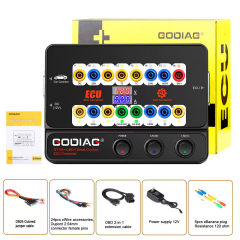 GODIAG GT100+ GT100 Pro OBDII Breakout Box ECU Bench Connector Adds Electronic Current Display and CANBUS Protocol